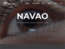 Tablet Screenshot of navao.org